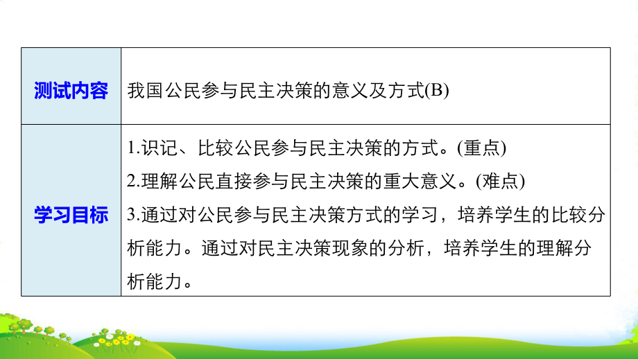 政治导学江苏专用版必修二课件：第一单元-公民的政治生活-第二课-学案2.pptx_第2页