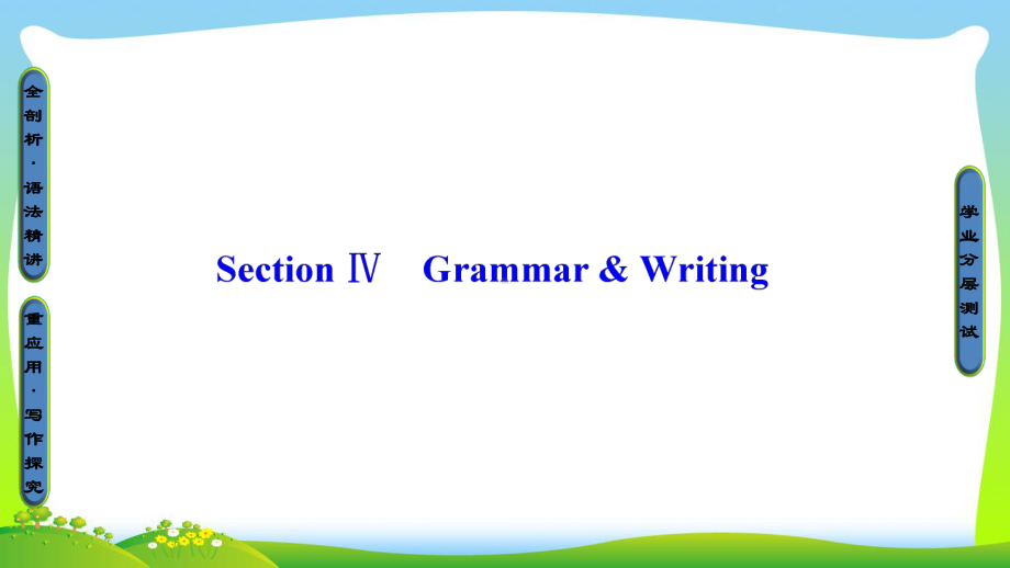 高中英语外研版选修7课件：Module2SectionⅣ-GrammarWriting.ppt（纯ppt,可能不含音视频素材）_第1页