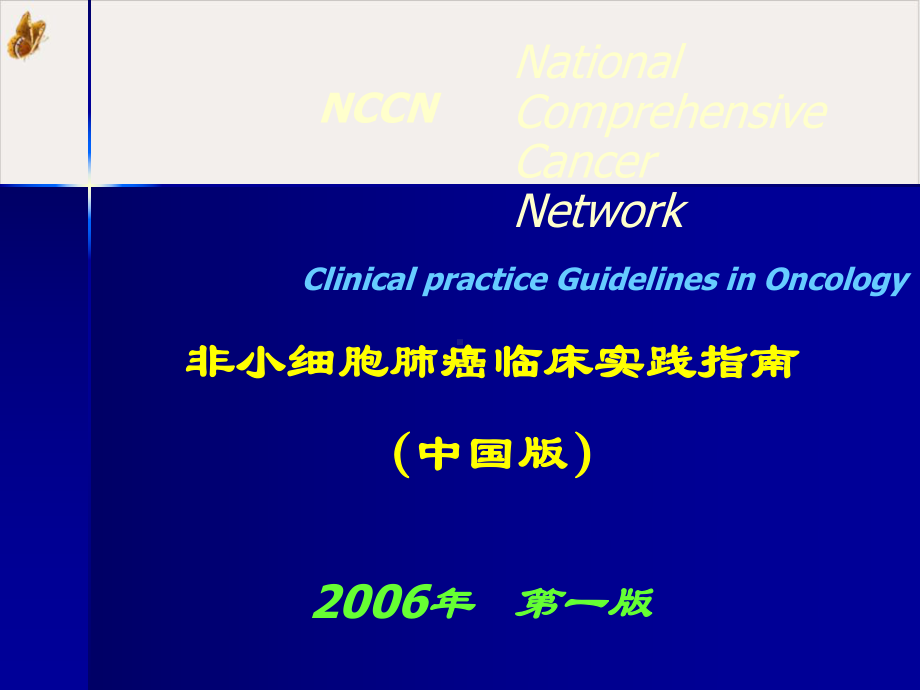 非小细胞肺癌临床实践指南实用课件.pptx_第1页