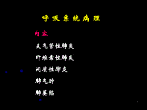 呼吸系统病理课件整理.ppt