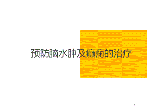 预防脑水肿及癫痫的治疗课件.ppt