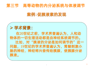 高等动物的内分泌系统与体液调节全课件.ppt