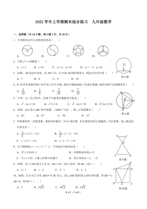 广东省广州市番禺区香江育才实验学校2022-2023学年九年级上学期数学期末综合问卷.pdf