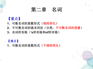 高职高考英语语法：名词课件.ppt