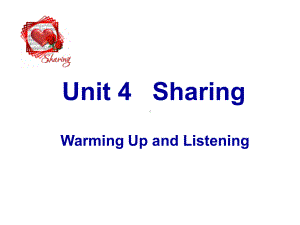 高中英语人教新课标选修七unit-4-warming-up-and-listening课件.ppt（纯ppt,可能不含音视频素材）