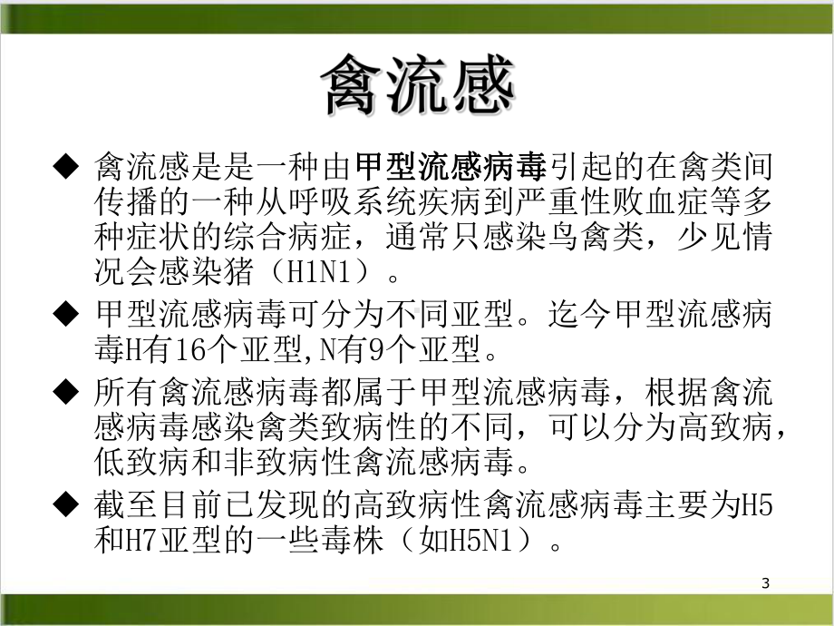 预防HN禽流感常识教学课件.ppt_第3页