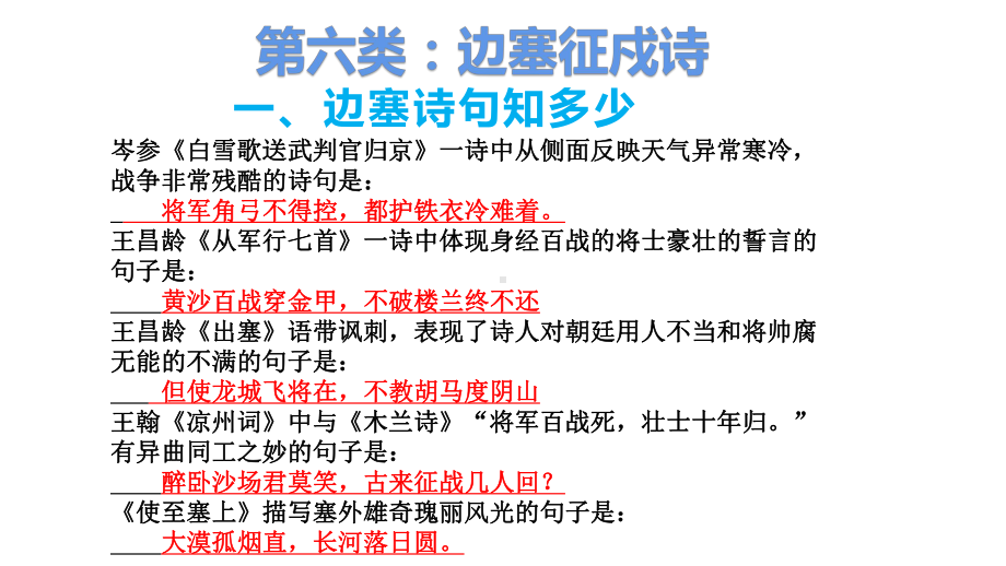 诗歌鉴赏专项突破—边塞诗和怀古诗课件—中考语文专项复习.pptx_第1页