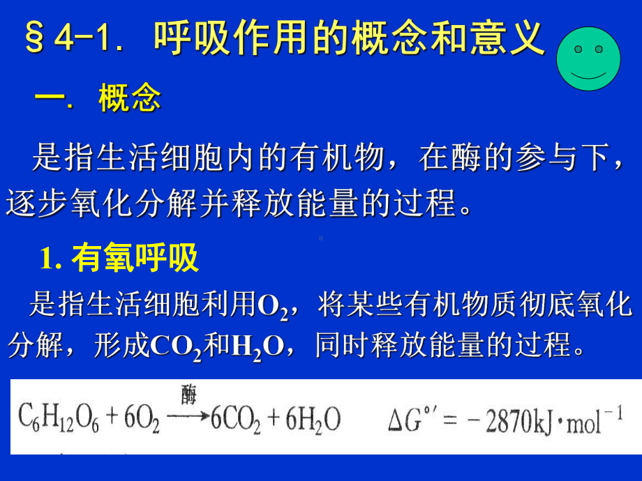 最新呼吸作用的概念和生理意义课件.ppt_第2页