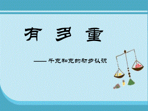 有多重-千克克吨课件.ppt