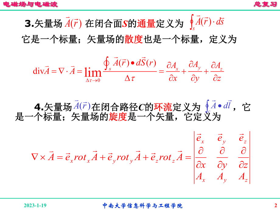 谢处方电磁场与电磁波复习课件.ppt_第2页