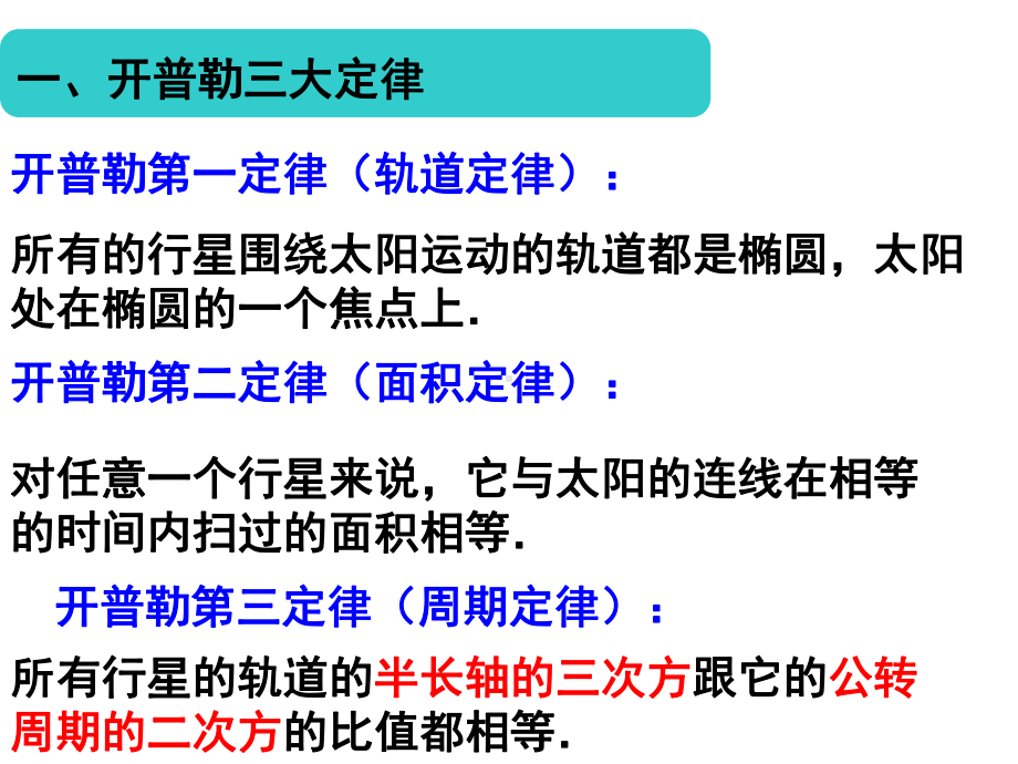 高考物理一轮复习万有引力与航天课件.ppt_第2页