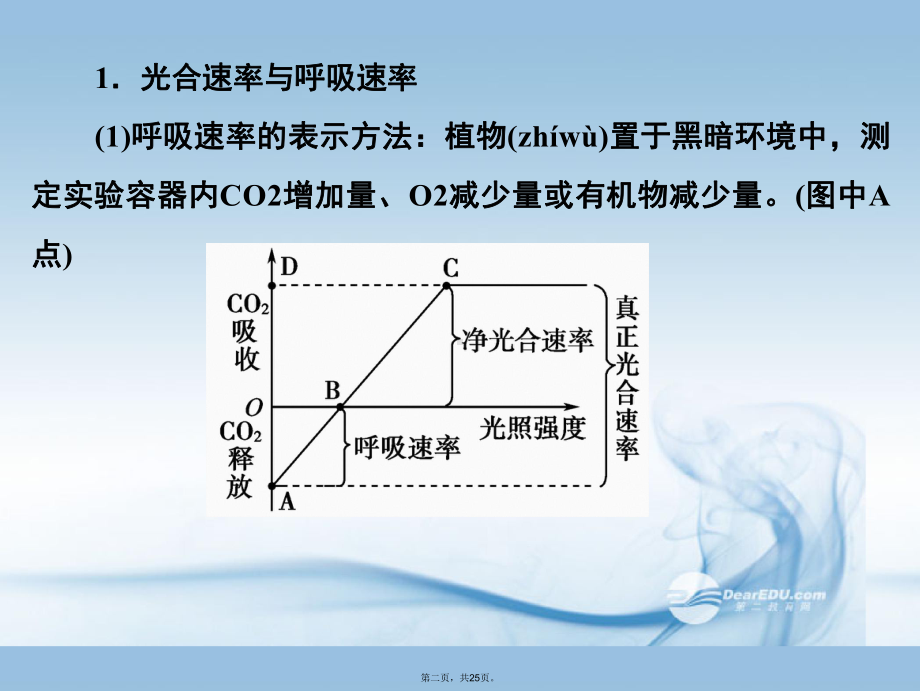 高考生物总复习-专项考能集训(三)光合作用速率与细胞呼吸速率的综合应用配套课件-新人教版-.ppt_第2页