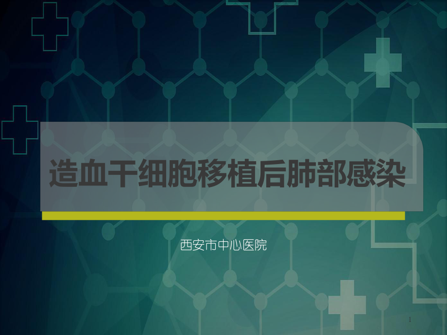 造血干细胞移植后肺部感染课件.ppt_第1页