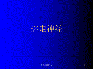 迷走神经完整版课件.ppt