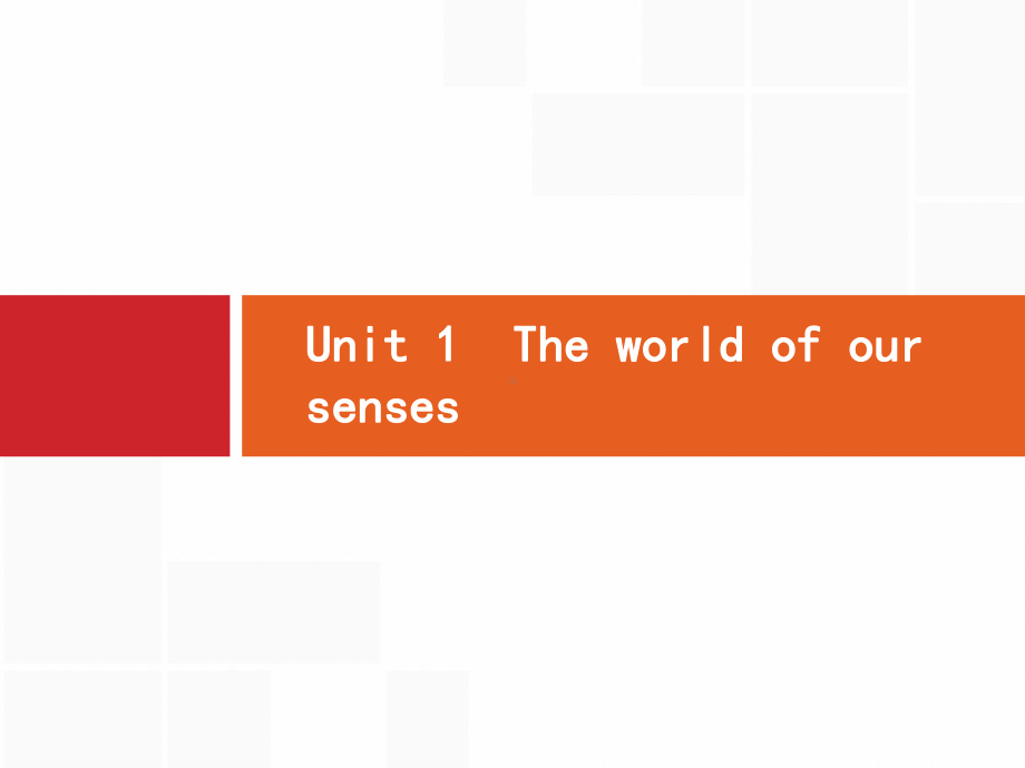 高考英语(译林)大一轮复习课件：模块三-Unit-1-The-world-of-our-senses-.pptx（纯ppt,可能不含音视频素材）_第2页