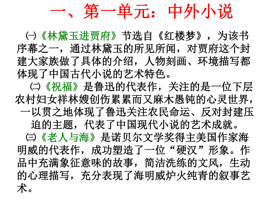 高考一轮复习新课标语文必修三必修四知识梳理课件.pptx_第3页