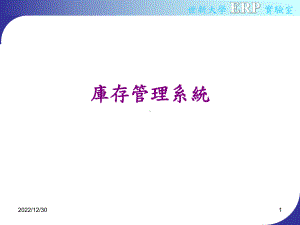 库存管理系统课件.ppt