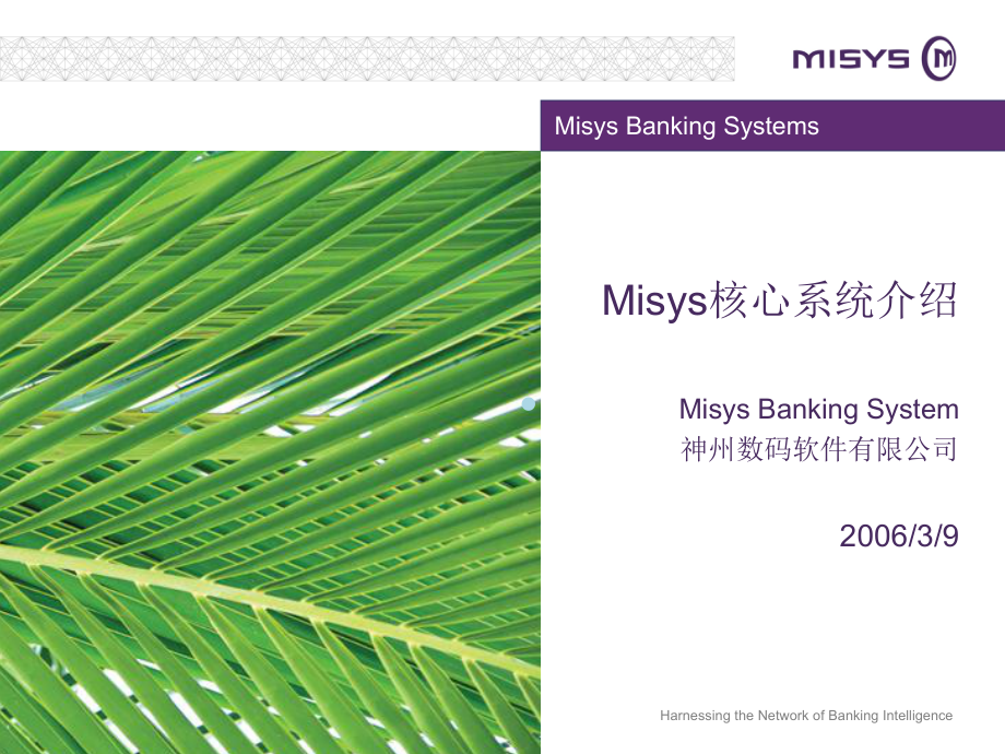 Misys-核心产品介绍课件.ppt_第1页