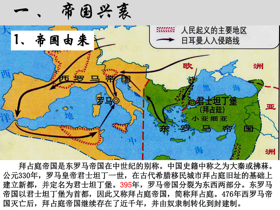 部编版初中历史《拜占庭帝国和《查士丁尼法典》》课件1.pptx_第3页