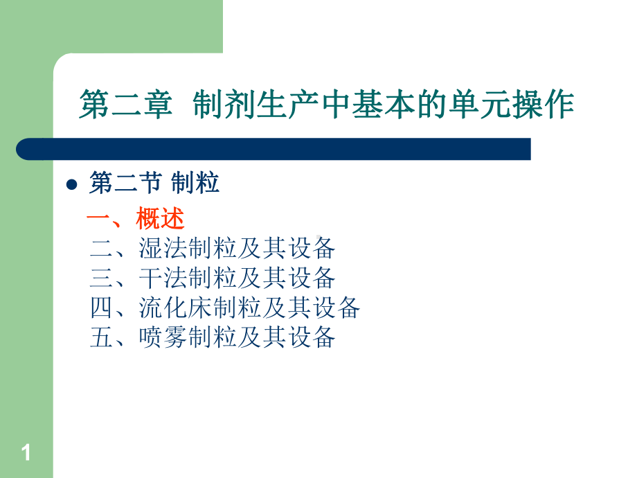 药物制剂制粒、干燥机械-课件.ppt_第1页