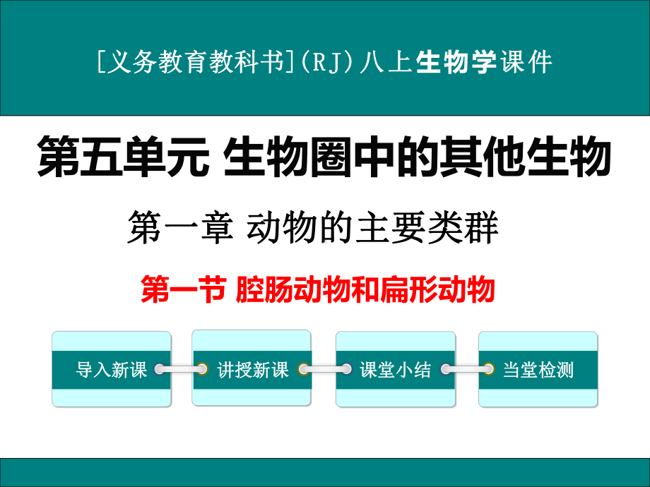 最新人教版八年级上册生物学51《动物的主要类群》优秀课件(7课时).ppt_第1页