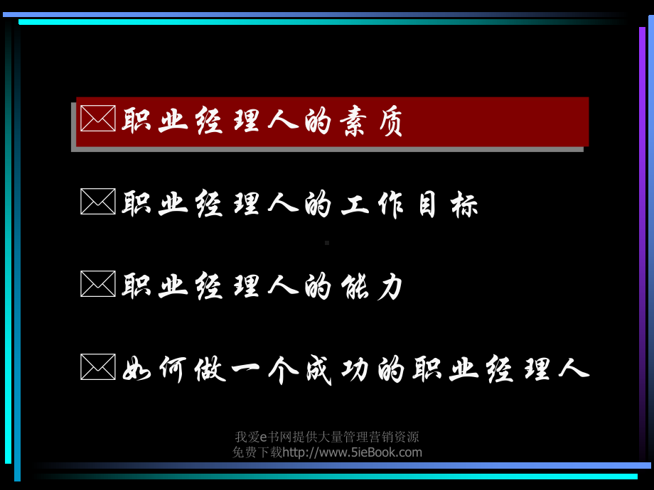 赢在职场经典实用课件：职业经理培训讲义(复旦大学演示版).ppt_第2页