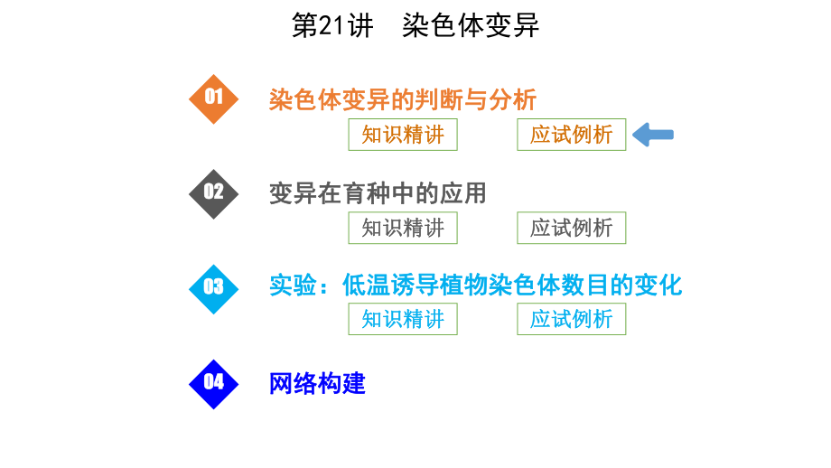 高考生物一轮复习第21讲染色体变异课件.ppt_第1页