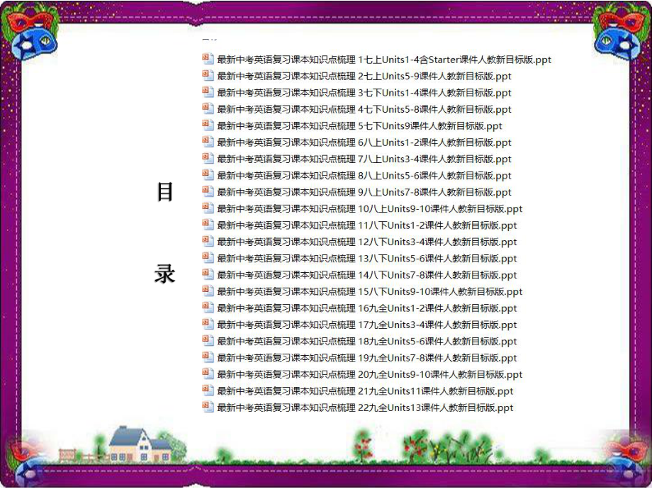 独家人教新目标版中考英语复习-课本知识点梳理(七上至九全)全汇总-1课件.pptx_第2页