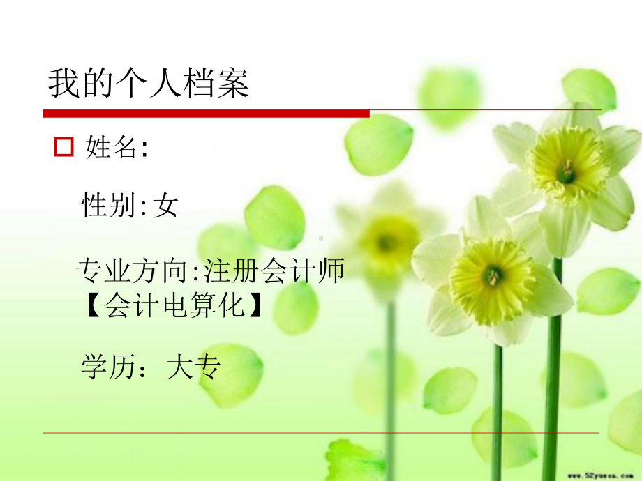 会计专业职业生涯规划p课件.ppt_第2页