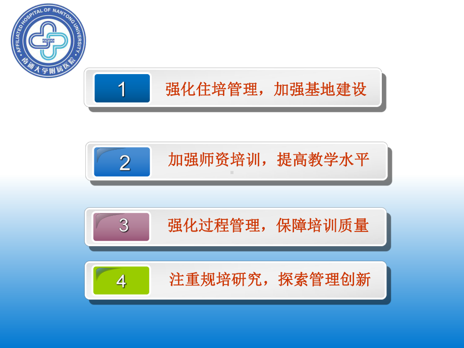 医院科教建设-基于过程和质量的住培管理实践-南通大学附属医院经验课件.ppt_第2页