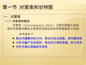 质量技术-甘特-控制-正交-矢线-PDPC课件.ppt