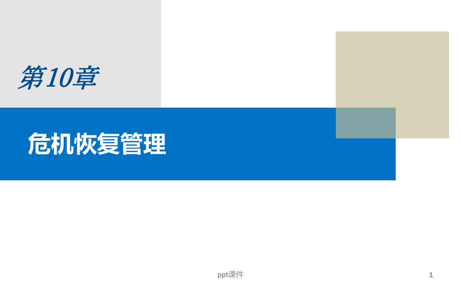 危机传播管理(第十章)-课件.ppt_第1页