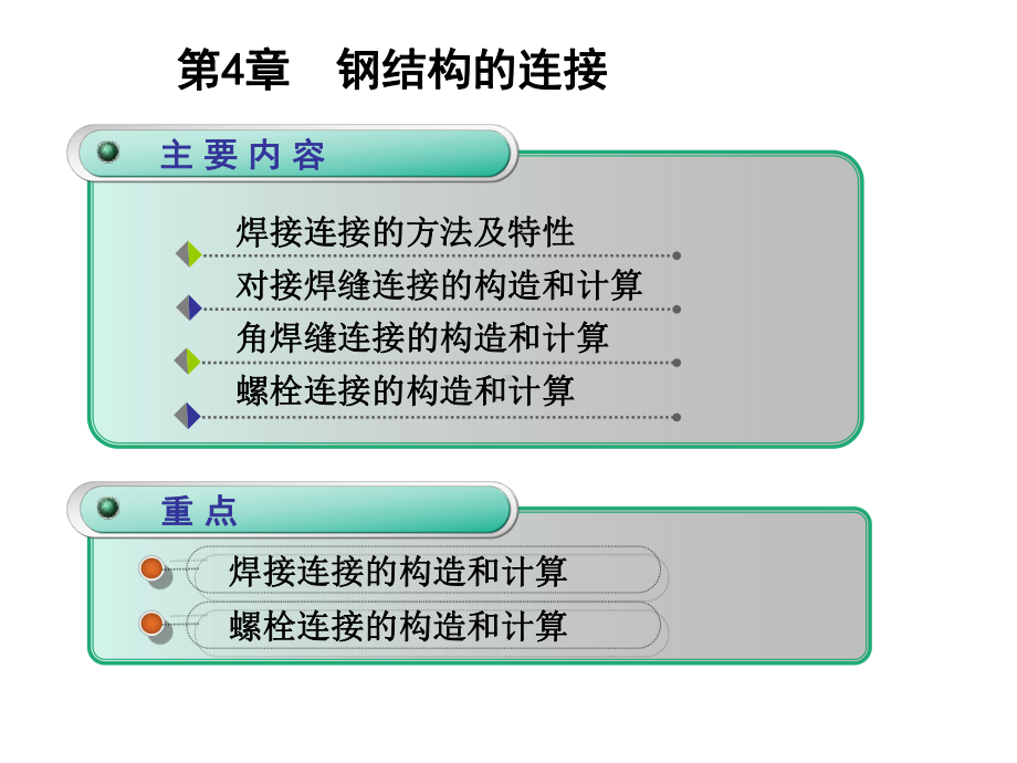 第4章钢结构的连接课件.pptx_第1页