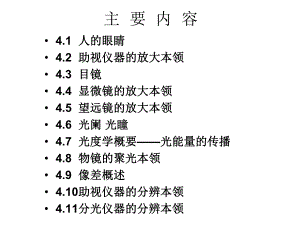 理学大学物理光学光学仪器的基本原理课件.pptx