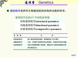 生物学基因组学1课件.pptx