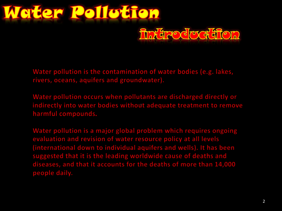 WaterPollution水污染英文教学课件.ppt_第2页