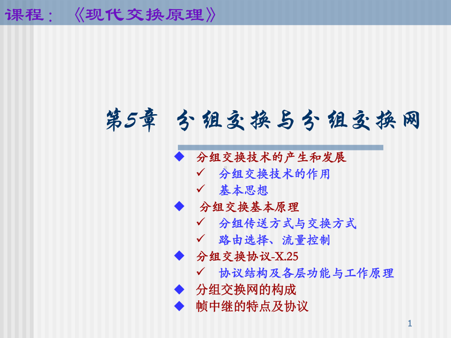 分组交换与分组交换网解析课件.ppt_第1页