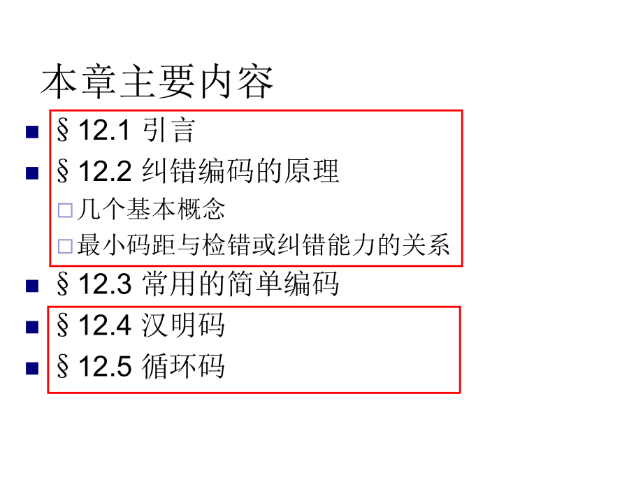 通信原理-Ch12-差错控制编码(李2014年版)课件.pptx_第2页