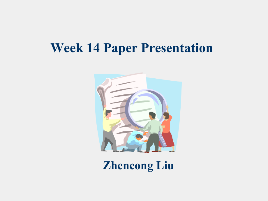 《硕士博士毕业论文写作教程》课件Chapter 14 Paper Presentation.ppt_第1页