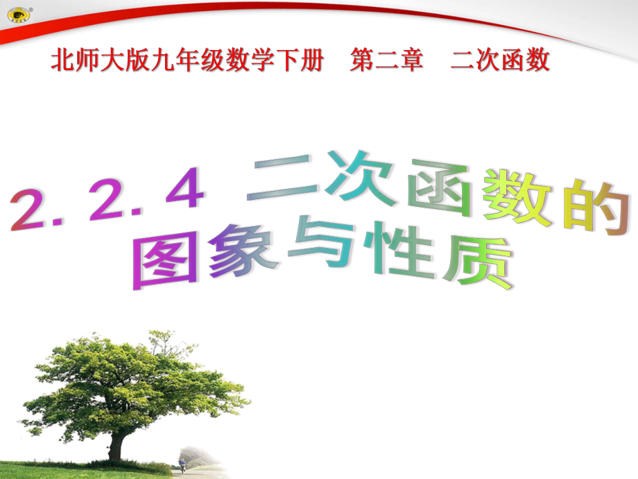 北师大版九年级数学下册二次函数y=ax2+bx+c(a≠0)的图象与性质》公开课课件4.ppt_第2页