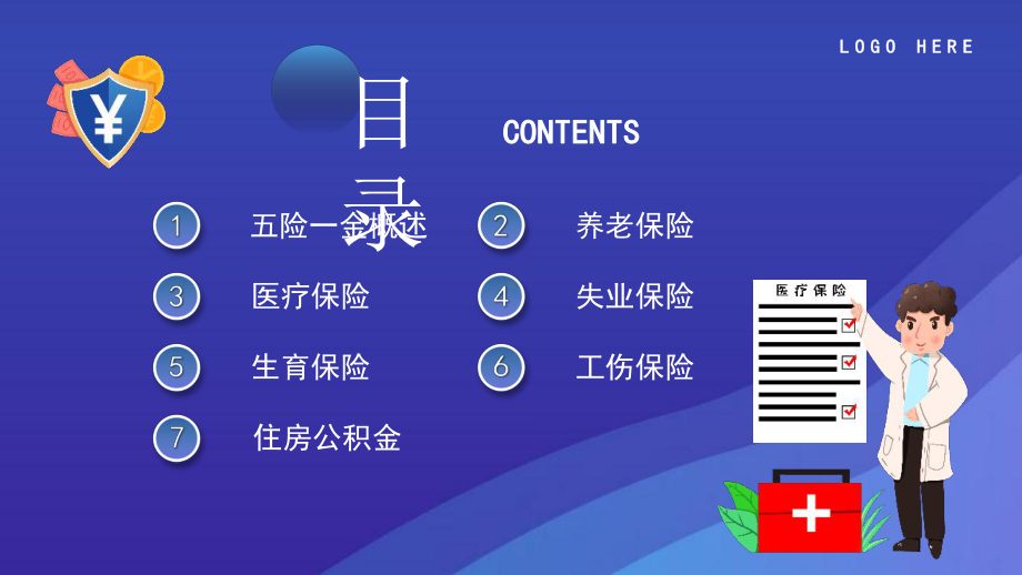 企业五险一金知识培训PPT模板.pptx_第2页