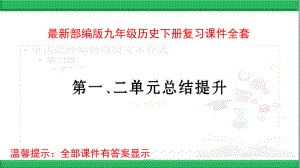 部编版九年级历史下册复习课件.pptx