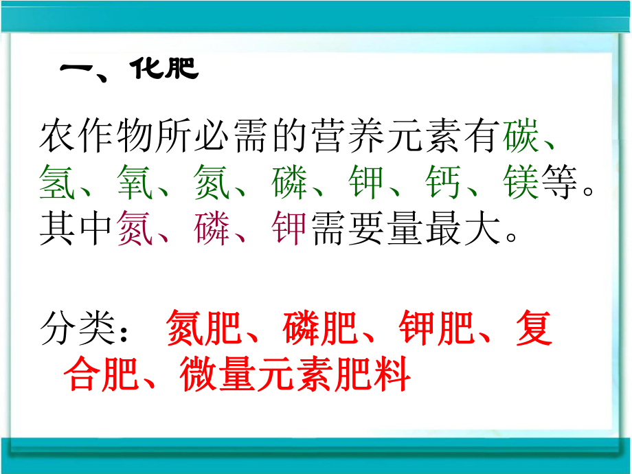 初中化学肥料课件.ppt_第2页