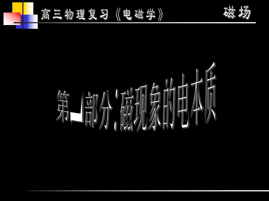 高考第一轮物理复习磁场课件.ppt_第2页