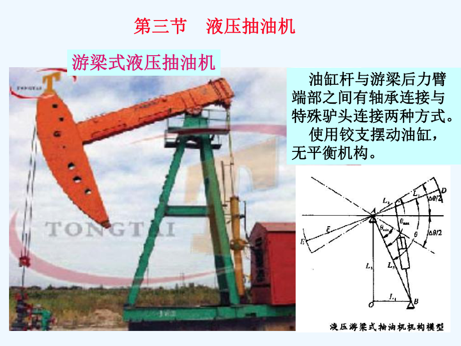 石油工程与装备课件第八章有杆抽油设备-第三节液压抽油机.ppt_第1页