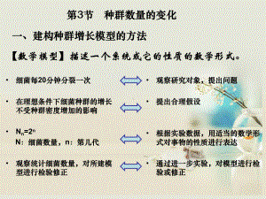 高中生物《第四章-第二节-种群数量的变化》课件2-新人教版必修3.ppt