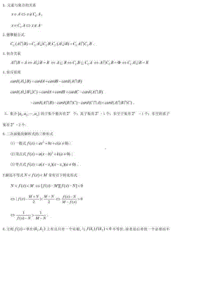 高中数学常用结论203条.docx