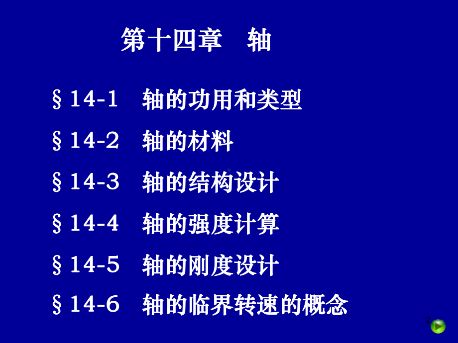 机械设计基础14轴的设计课件.ppt_第2页