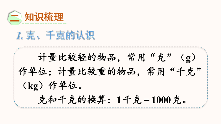 二年级下册数学课件-10 总复习 第4课时 克与千克 人教版 (共11张PPT).ppt_第3页