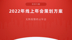 2022虎年疫情云年会年线上年会策划方案.pptx